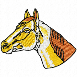 Horses Embroidery Design 3